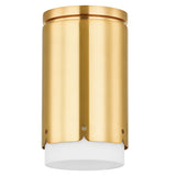 Asa Flush Mount Aged Brass By Mitzi