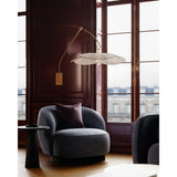 Asami Wall Sconce by Corbett in a styled interior