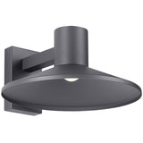 Ash Outdoor Wall Sconce Extra Large Charcoal Dome By Visual Comfort Modern
