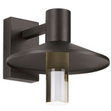 Ash Outdoor Wall Sconce Large Bronze Cylinder By Visual Comfort Modern