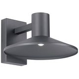 Ash Outdoor Wall Sconce Large Charcoal Dome By Visual Comfort Modern