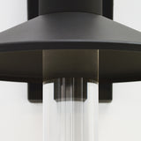 Ash Outdoor Wall Sconce Medium Charcoal Cylinder By Visual Comfort Modern - Detailed View1