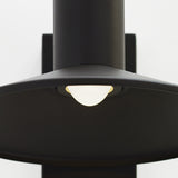 Ash Outdoor Wall Sconce Medium Charcoal Dome By Visual Comfort Modern - Detailed View