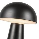 Asher Rechargeable Table Lamp Black By Kuzco Detailed View