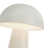 Asher Rechargeable Table Lamp Cream By Kuzco Detailed View