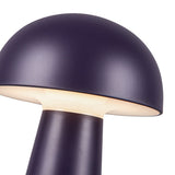 Asher Rechargeable Table Lamp Navy Blue By Kuzco Detailed View