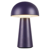 Asher Rechargeable Table Lamp Navy Blue By Kuzco