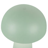 Asher Rechargeable Table Lamp Sage Green By Kuzco Front View