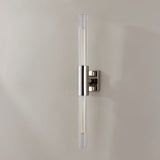 Asher Wall Sconce By Hudson Valley, Finish: Polished Nickel