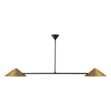 Ashford Linear Pendant — Brushed Gold