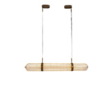 Ashford Linear Pendant Light - Antique Brass