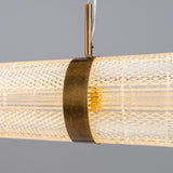 Ashford Linear Pendant Light - Antique Brass
