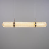 Ashford Linear Pendant Light - Antique Silver