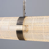 Ashford Linear Pendant Light - Antique Silver