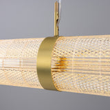 Ashford Linear Pendant Light - Satin Brass