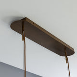 Ashford Neo-Victorian Linear Pendant Antique Brass