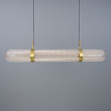 Ashford Neo-Victorian Linear Pendant Satin Brass