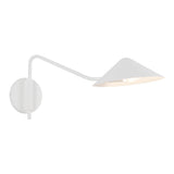 Ashford Swing Arm Wall Sconce — Antique White
