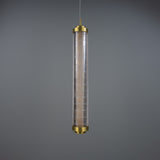 Ashford Vertical Pendant - Satin Brass