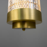 Ashford Vertical Pendant - Satin Brass