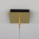 Ashford Vertical Pendant - Satin Brass