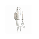 Ashton 2-Light Sconce 10.5'' Olde Silver