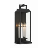 Aspen Outdoor Sconce 7.75" Matte Black