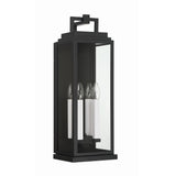 Aspen Outdoor Sconce 7.75" Matte Black