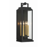 Aspen Outdoor Sconce 7.75" Matte Black