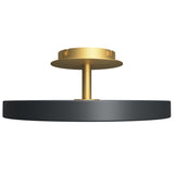 Asteria Up Medium Ceiling Light Anthracite Grey By UMAGE - Side View2
