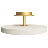 Asteria Up Medium Ceiling Light Pearl White By UMAGE - Side View1