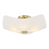 Astra Semi-Flush Mount in Modern Brass by Hubbardton Forge