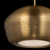 Astral Pendant Light Aged Brass By Schonbek Beyond - Detailed View