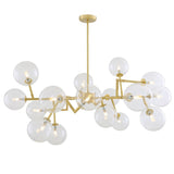 Athens Chandelier Satin Brass