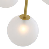 Athens Chandelier Satin Brass