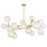 Athens Chandelier Satin Brass