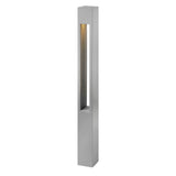 Atlantis Large Square 120v Bollard - Titanium - by Hinkley