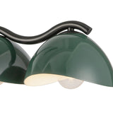 Atlas Linear Pendant Black Pine Green By Kuzco - Detailed View