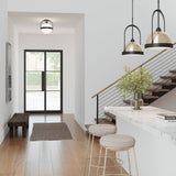 Atlas Semi-Flush Mount lifestyle view by Hubbardton Forge