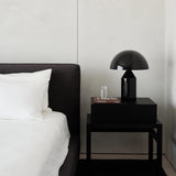 Atollo Metal Table Lamp, Size: Medium, Finish: Black