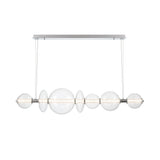 Atomo Linear Chandelier By Eurofase Chrome CG