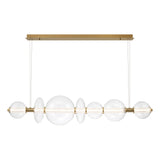 Atomo Linear Chandelier By Eurofase Gold CG