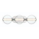 Atomo Wall Mount By Eurofase 3 Bulbs Chrome