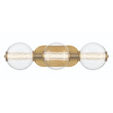 Atomo Wall Mount By Eurofase 3 Bulbs Gold