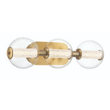 Atomo Wall Mount By Eurofase 3 Bulbs Gold Finish