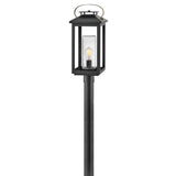 Atwater Large Post Mount Lantern - Black - by Hinkley