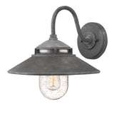 Atwell Medium Wall Mount Barn Light - Aged Zinc - by Hinkley