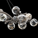 Audacity Round Pendant Light Antique Pewter By Schonbek Forever - Detailed View