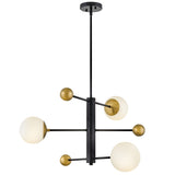 Auggie Chandelier Black By Lark Living - With Light