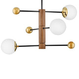 Auggie Chandelier Bright Brass By Lark Living - Detailed View1